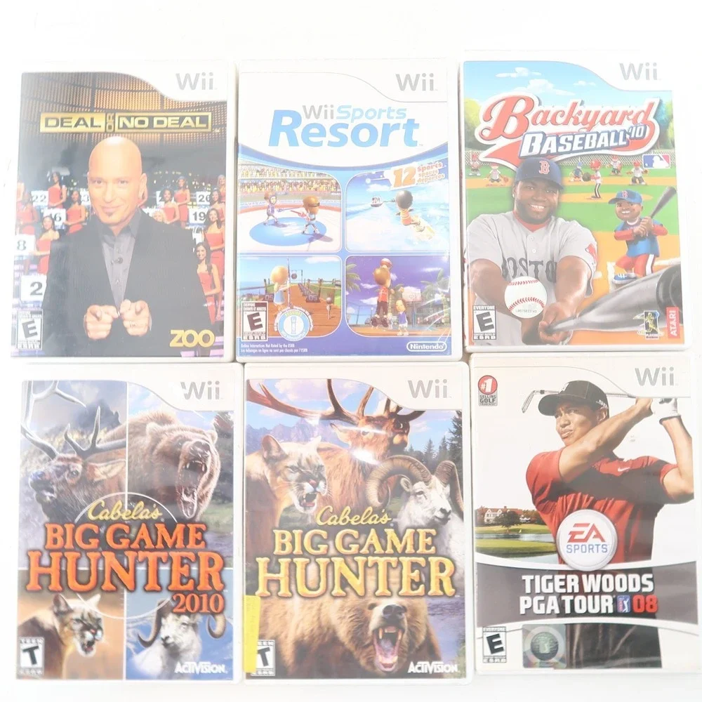 Nintendo Wii Games lot of 24 Narnia Transformers Hulk Avatar Cabalas  lumberjack